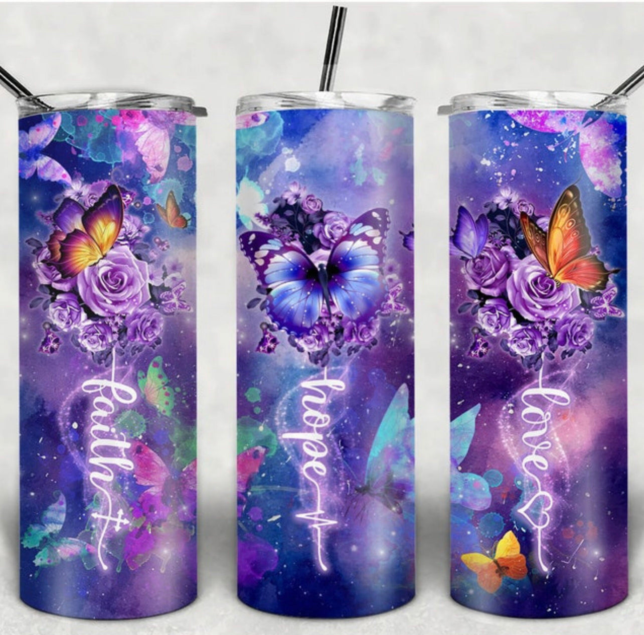 Purple Bliss Tumblers-20 oz